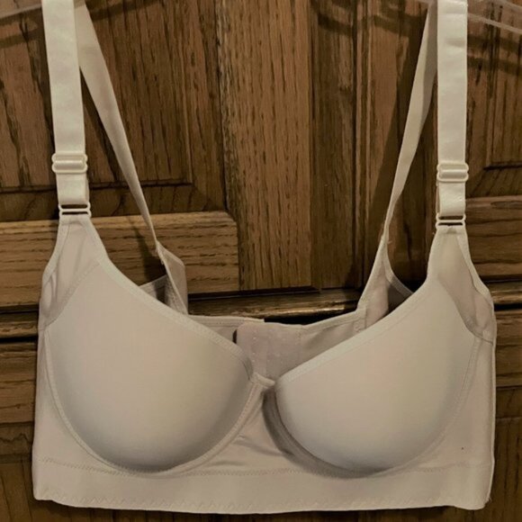 NWT 2 BESMISEEA Deep Cup BRAS Hide Back Fat w/SHAPEWARE inc. NUDE/BLACK SZ 44C - Picture 4 of 8